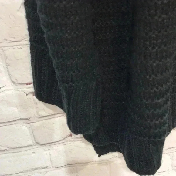 NY COLLECTION BLACK Garter Belt Stitch Chunky Acrylic Knit Sweater  Size 2X - Picture 5 of 5